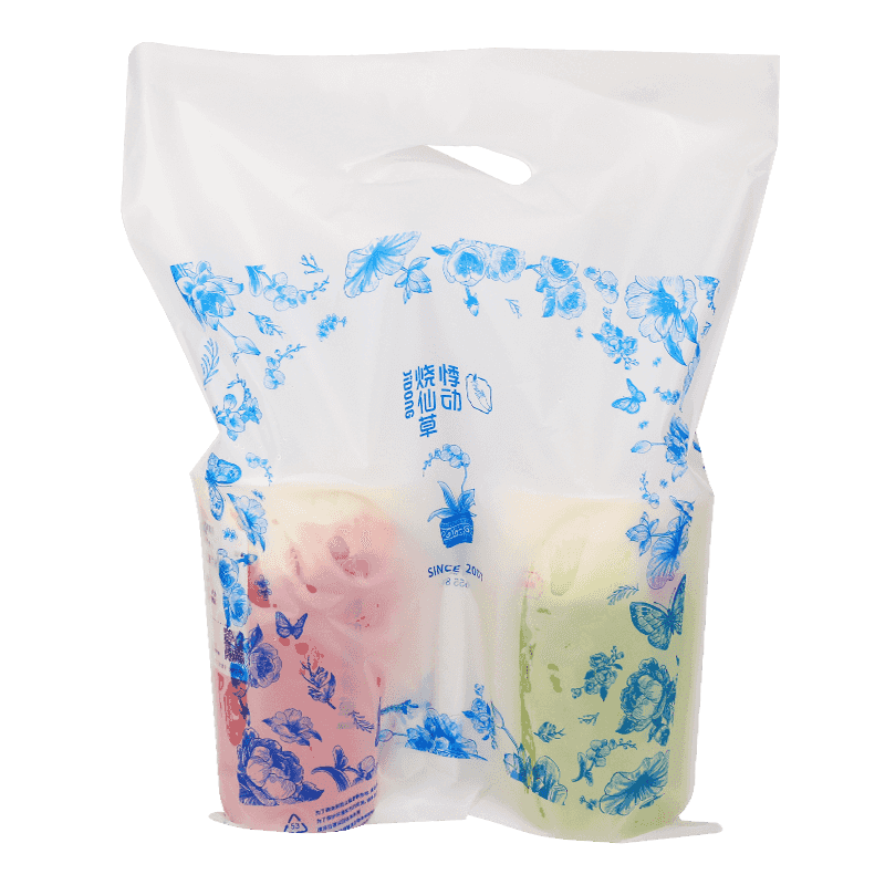 Disposable Double Cup Drinks Plastic Bag