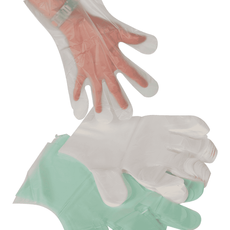 Does the Food Grade Disposable Glove contain any harmful chemicals?