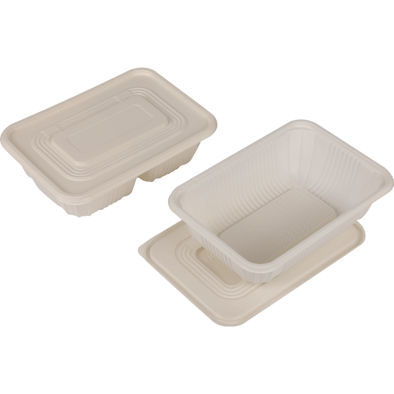 What are the challenges in scaling production of biodegradable lunch boxes?